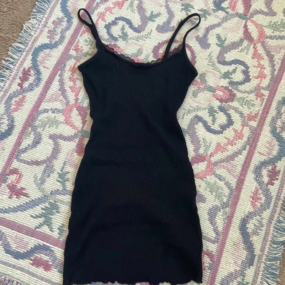 Black Skin Tight Short Dress